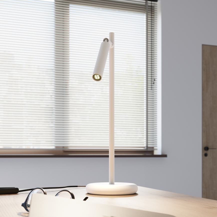 Stolní lampa PASTELO 1xG9/8W/230V bílá