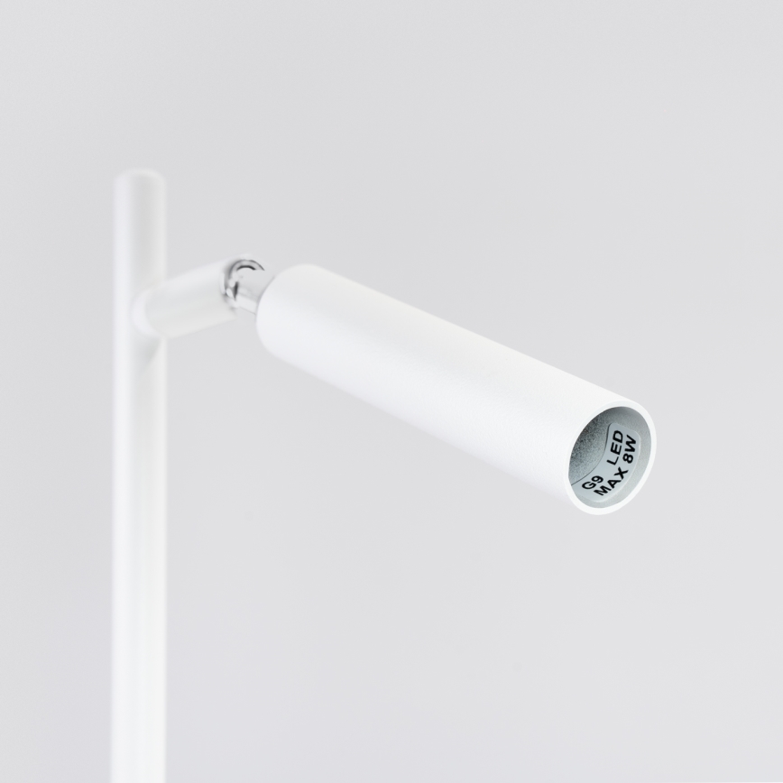 Stolní lampa PASTELO 1xG9/8W/230V bílá