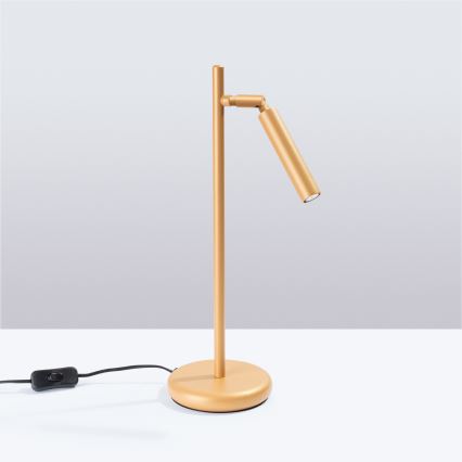 Stolní lampa PASTELO 1xG9/8W/230V zlatá