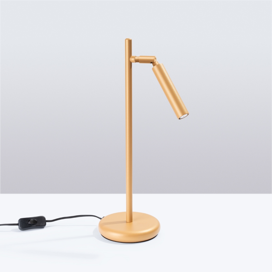 Stolní lampa PASTELO 1xG9/8W/230V zlatá