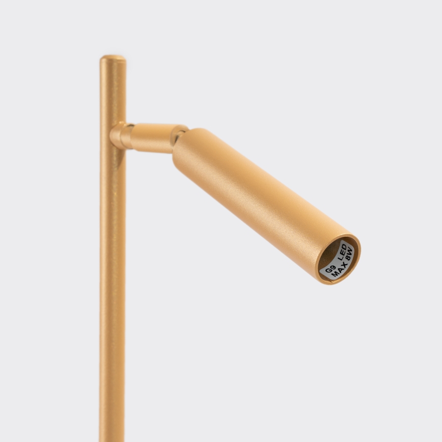 Stolní lampa PASTELO 1xG9/8W/230V zlatá