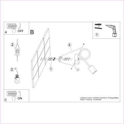 Nástěnná lampa EMBER 1xE27/15W/230V bílá/béžová/buk