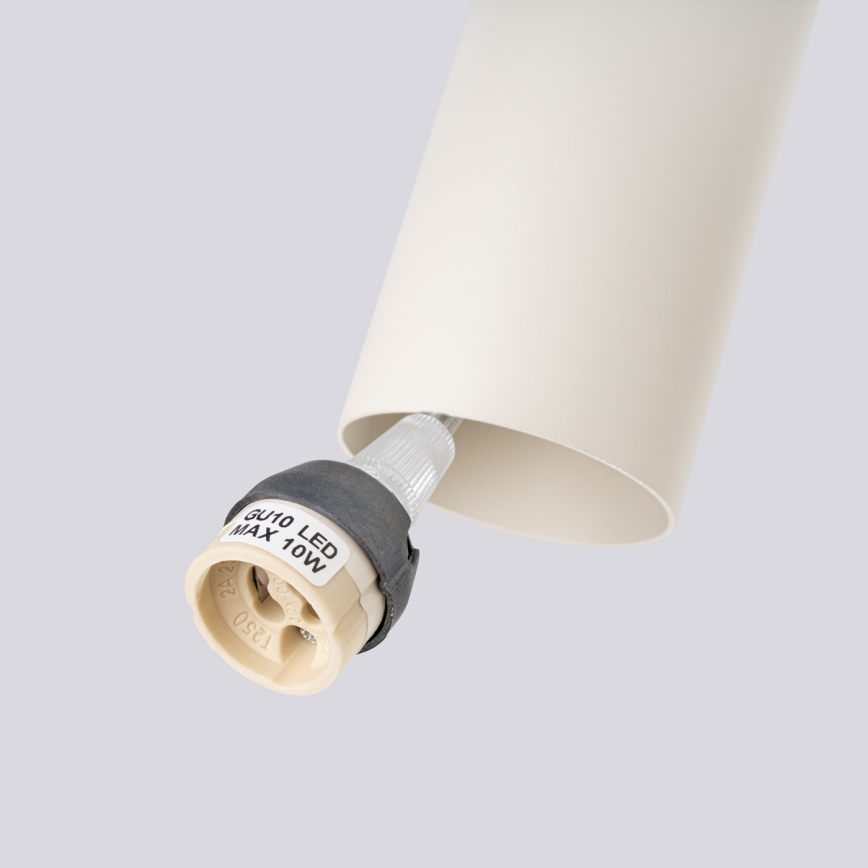 Lustr na lanku LAGOS 3xGU10/10W/230V krémová