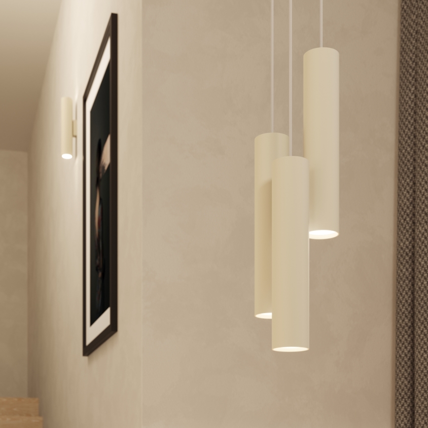 Lustr na lanku LAGOS 3xGU10/10W/230V krémová