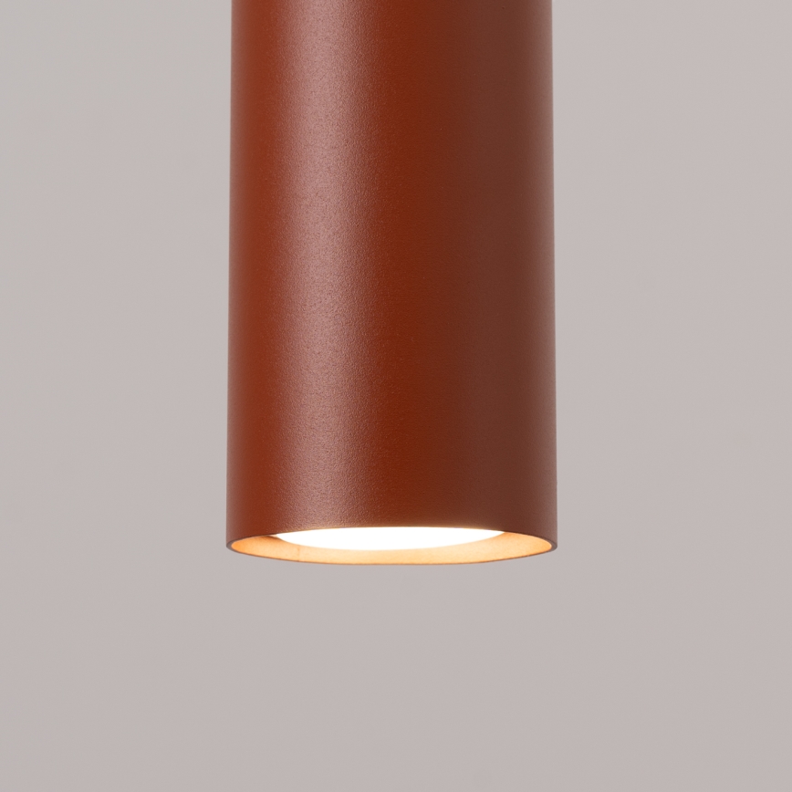 Lustr na lanku LAGOS 3xGU10/10W/230V červená