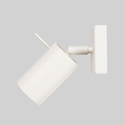 Nástěnné bodové svítidlo RING 1xGU10/10W/230V krémová