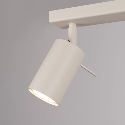 Bodové svítidlo RING 4xGU10/10W/230V krémová