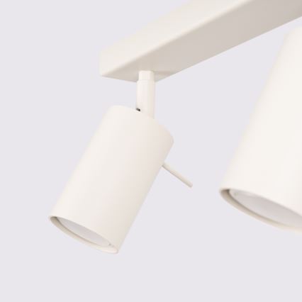 Bodové svítidlo RING 4xGU10/10W/230V krémová