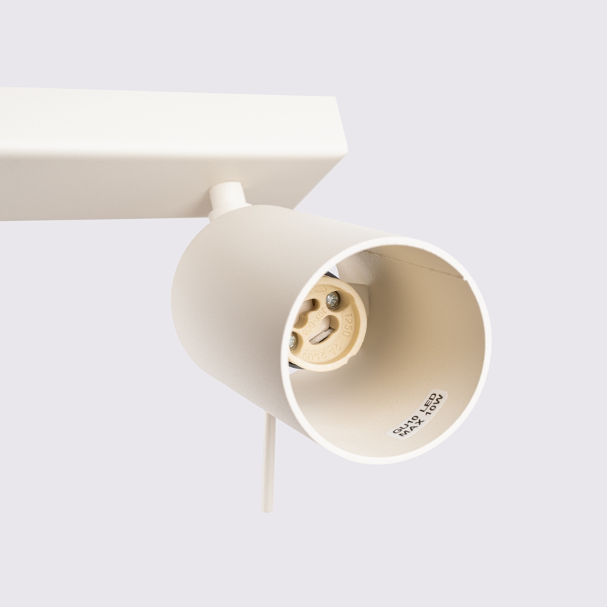 Bodové svítidlo RING 4xGU10/10W/230V krémová