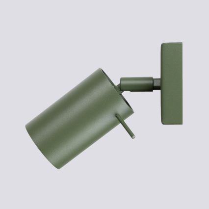 Nástěnné bodové svítidlo RING 1xGU10/10W/230V zelená