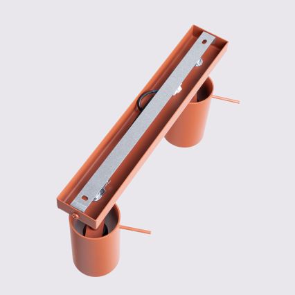 Bodové svítidlo RING 2xGU10/10W/230V červená