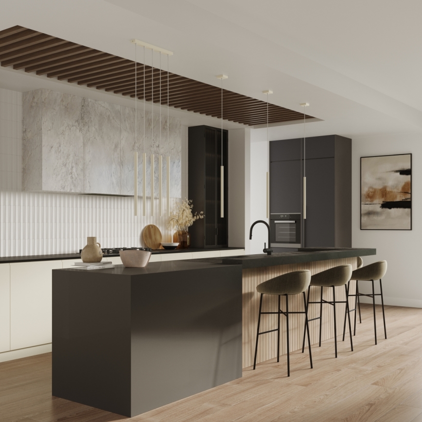 Lustr na lanku PASTELO 1xG9/8W/230V krémová