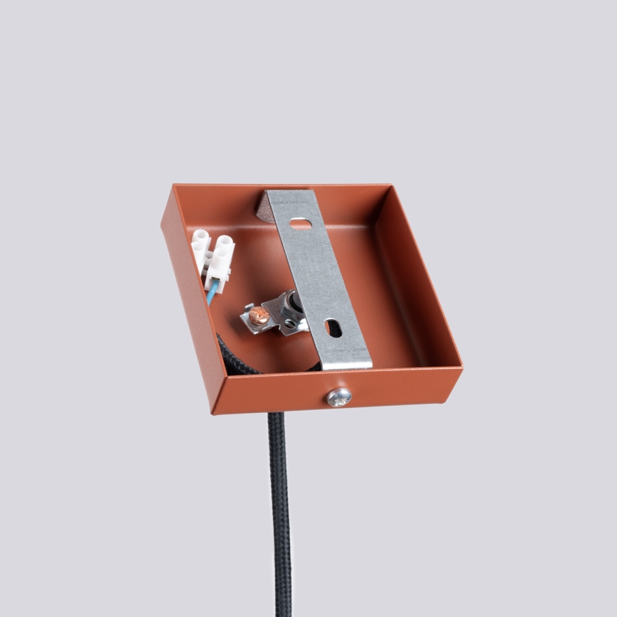 Lustr na lanku PASTELO 1xG9/8W/230V červená