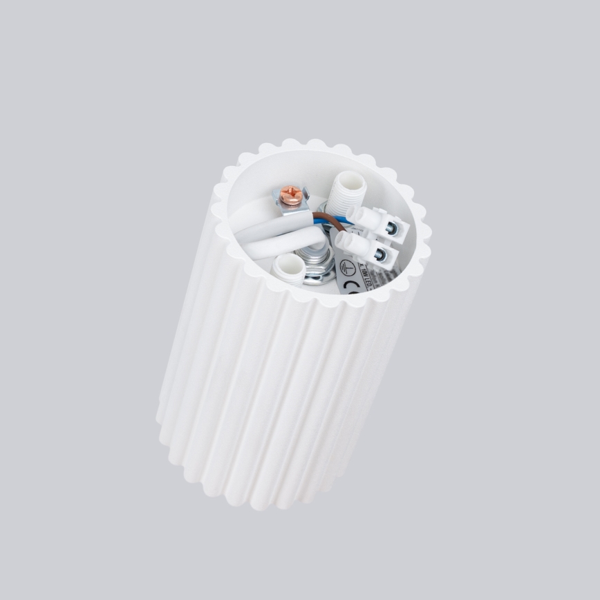 Bodové svítidlo KARBON 1xGU10/10W/230V 10 cm bílá