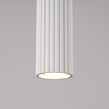 Lustr na lanku KARBON 3xGU10/10W/230V bílá