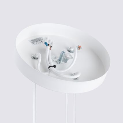 Lustr na lanku KARBON 3xGU10/10W/230V bílá