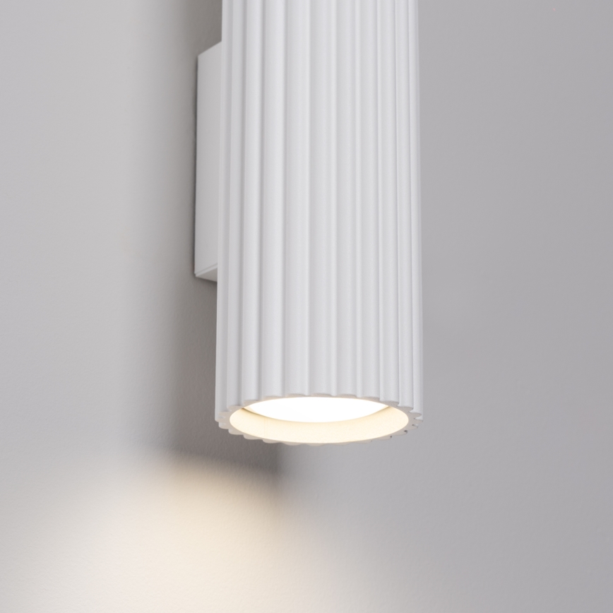 Nástěnné svítidlo KARBON 2xGU10/10W/230V bílá