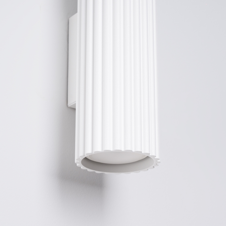 Nástěnné svítidlo KARBON 2xGU10/10W/230V bílá