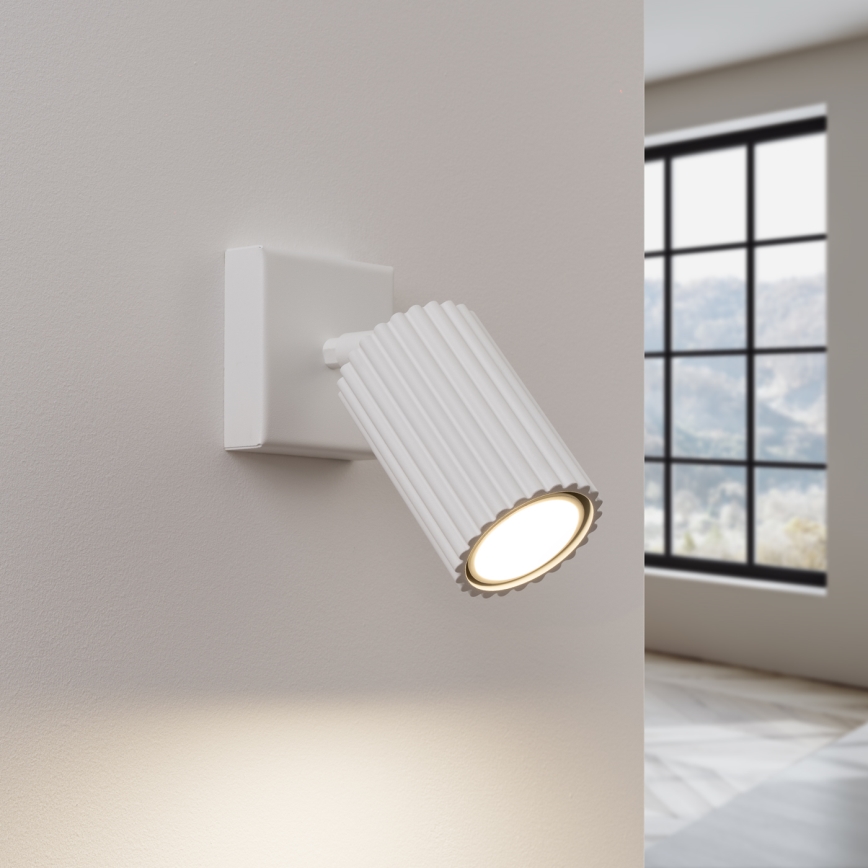 Nástěnné bodové svítidlo KARBON 1xGU10/10W/230V bílá