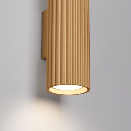 Nástěnné svítidlo KARBON 2xGU10/10W/230V zlatá