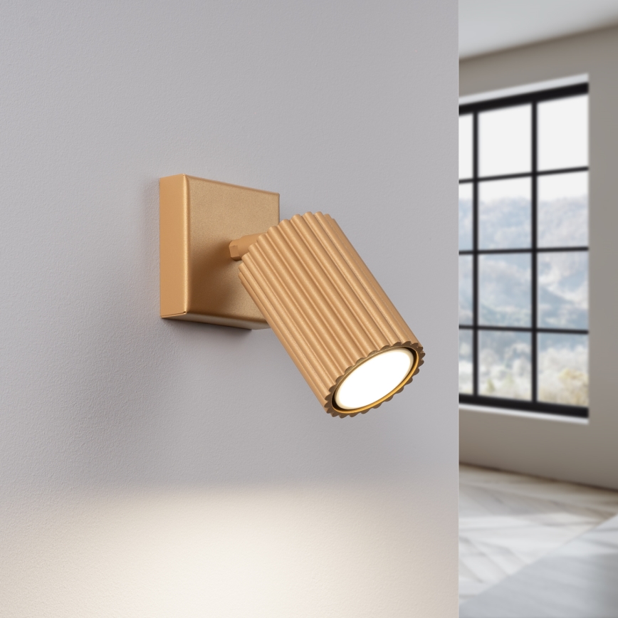 Nástěnné bodové svítidlo KARBON 1xGU10/10W/230V zlatá