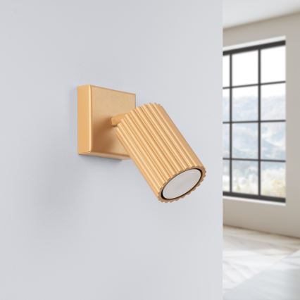 Nástěnné bodové svítidlo KARBON 1xGU10/10W/230V zlatá