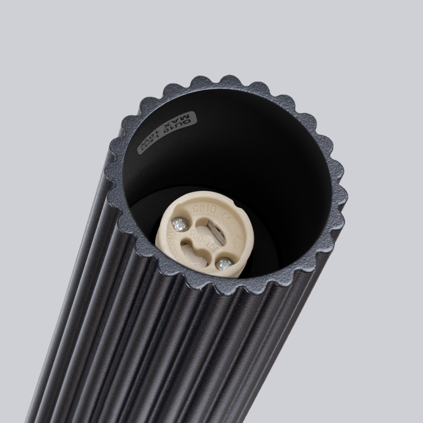 Bodové svítidlo KARBON 1xGU10/10W/230V 20 cm černá