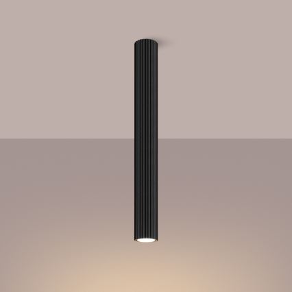 Bodové svítidlo KARBON 1xGU10/10W/230V 60 cm černá