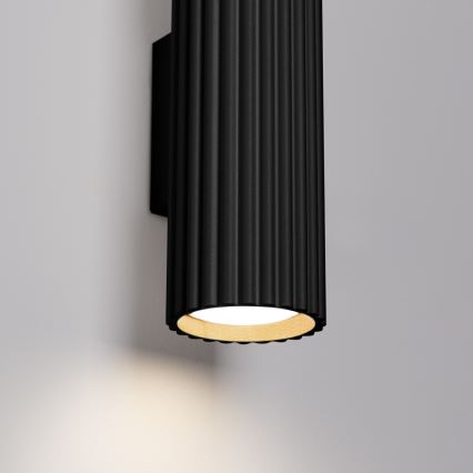 Nástěnné svítidlo KARBON 2xGU10/10W/230V černá