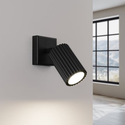 Nástěnné bodové svítidlo KARBON 1xGU10/10W/230V černá