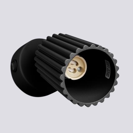 Nástěnné bodové svítidlo KARBON 1xGU10/10W/230V černá