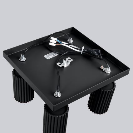 Bodové svítidlo KARBON 4xGU10/10W/230V černá