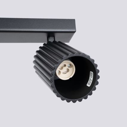 Bodové svítidlo KARBON 6xGU10/10W/230V černá
