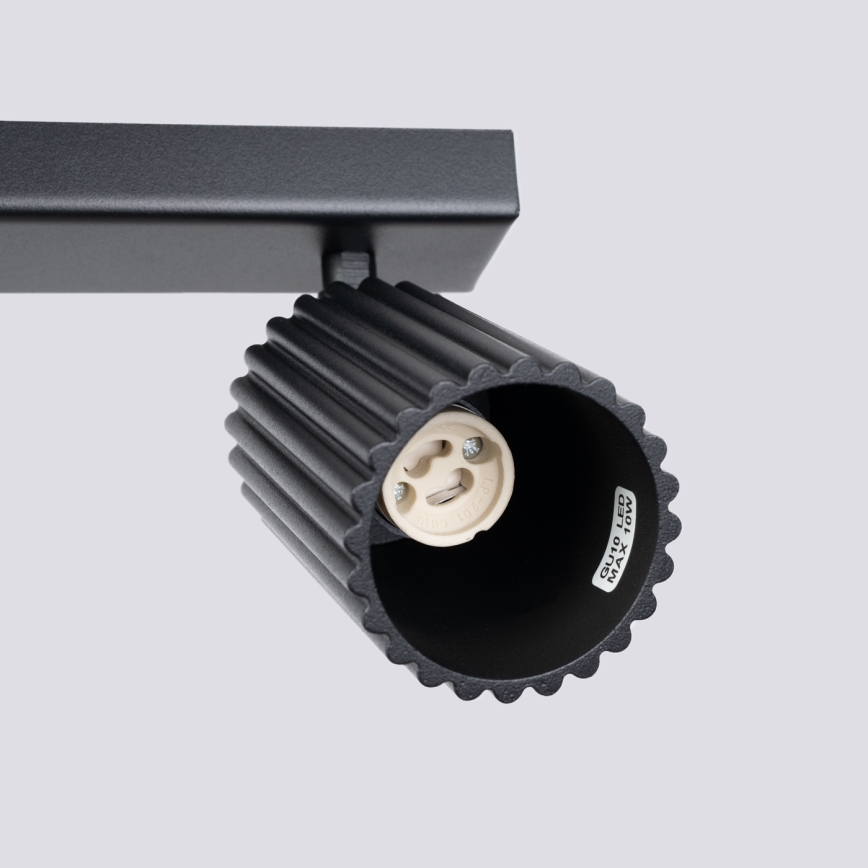 Bodové svítidlo KARBON 6xGU10/10W/230V černá