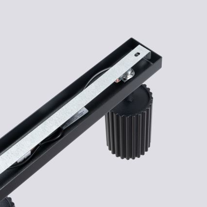 Bodové svítidlo KARBON 6xGU10/10W/230V černá