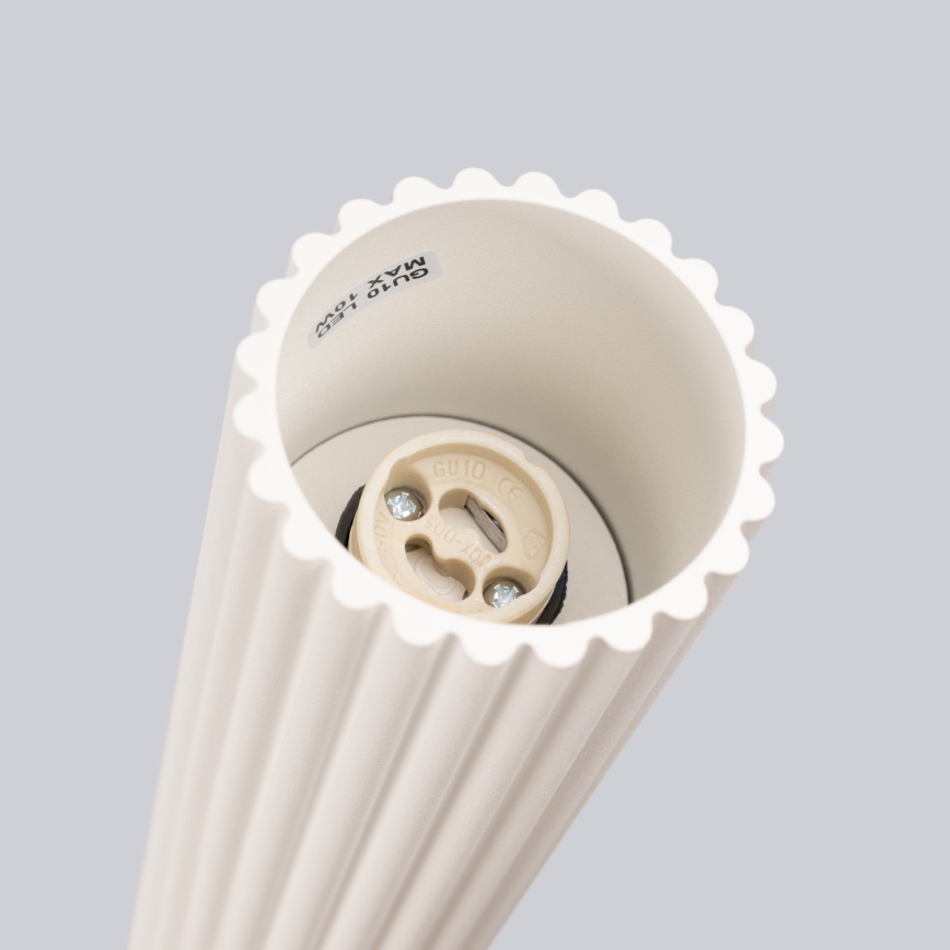 Bodové svítidlo KARBON 1xGU10/10W/230V 30 cm krémová