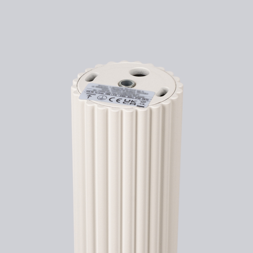 Bodové svítidlo KARBON 1xGU10/10W/230V 30 cm krémová