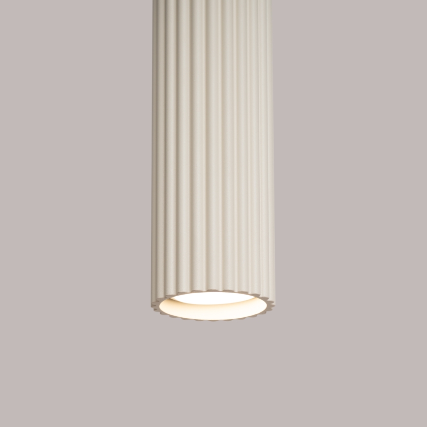 Lustr na lanku KARBON 1xGU10/10W/230V krémová