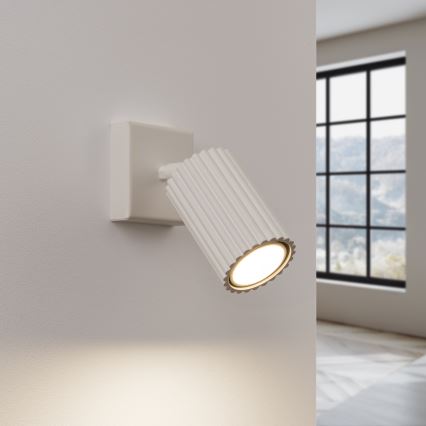 Nástěnné bodové svítidlo KARBON 1xGU10/10W/230V krémová