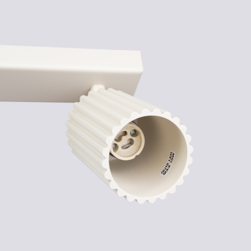 Bodové svítidlo KARBON 4xGU10/10W/230V krémová