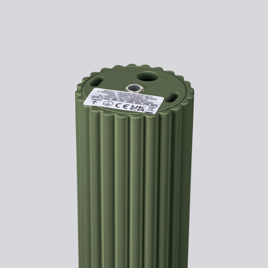 Bodové svítidlo KARBON 1xGU10/10W/230V 20 cm zelená