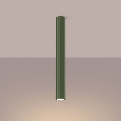 Bodové svítidlo KARBON 1xGU10/10W/230V 60 cm zelená