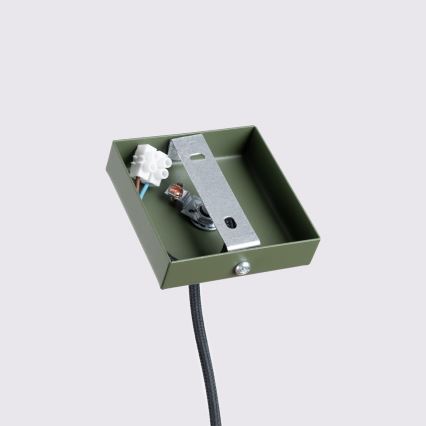 Lustr na lanku KARBON 1xGU10/10W/230V zelená