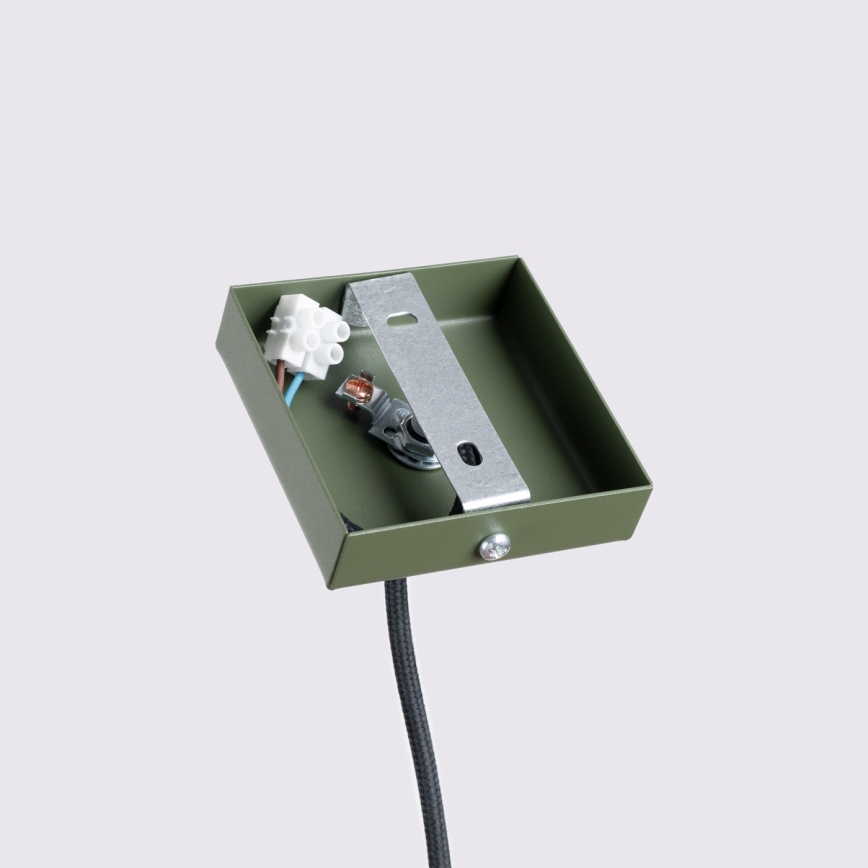 Lustr na lanku KARBON 1xGU10/10W/230V zelená