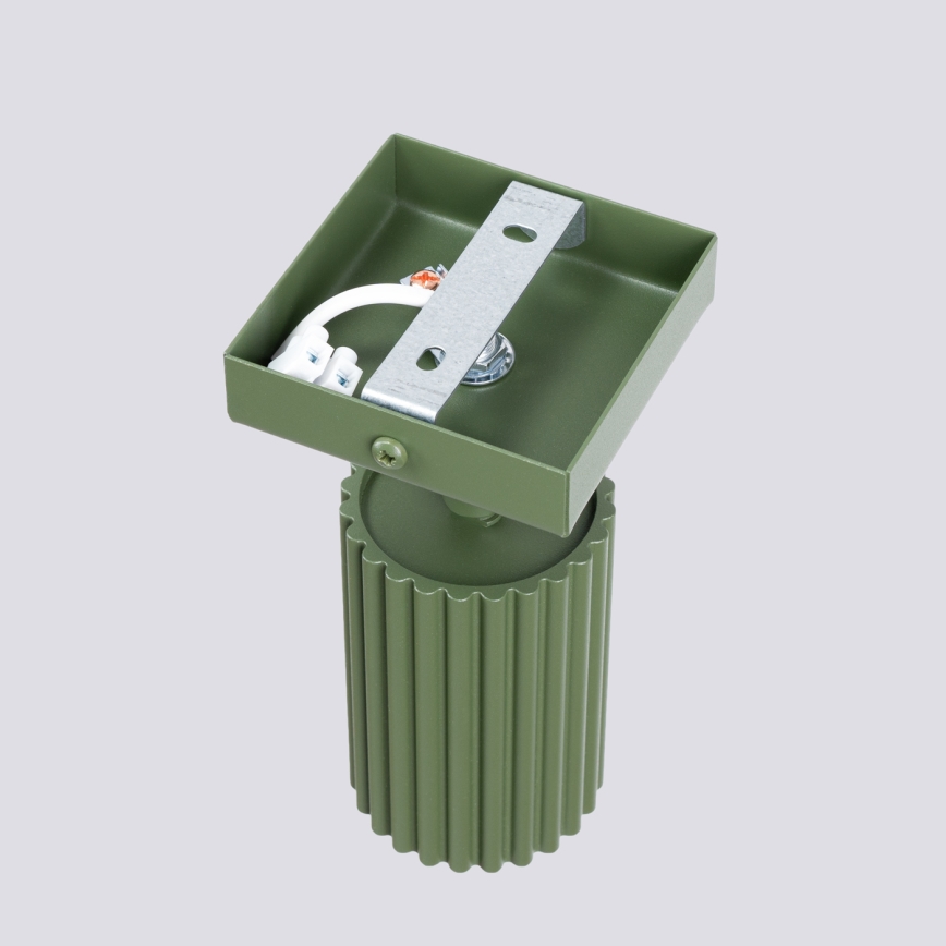 Nástěnné bodové svítidlo KARBON 1xGU10/10W/230V zelená