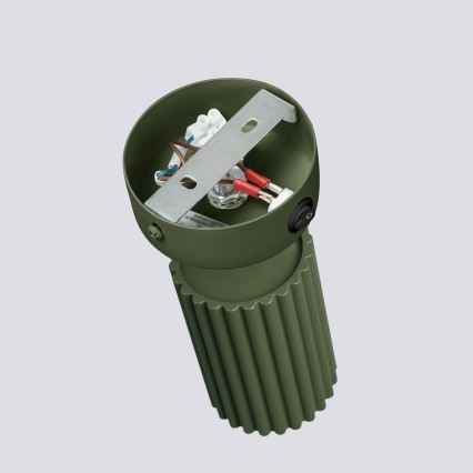 Nástěnné bodové svítidlo KARBON 1xGU10/10W/230V zelená