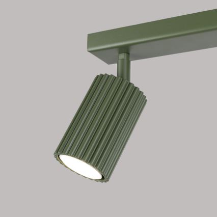 Bodové svítidlo KARBON 2xGU10/10W/230V zelená