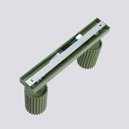 Bodové svítidlo KARBON 2xGU10/10W/230V zelená