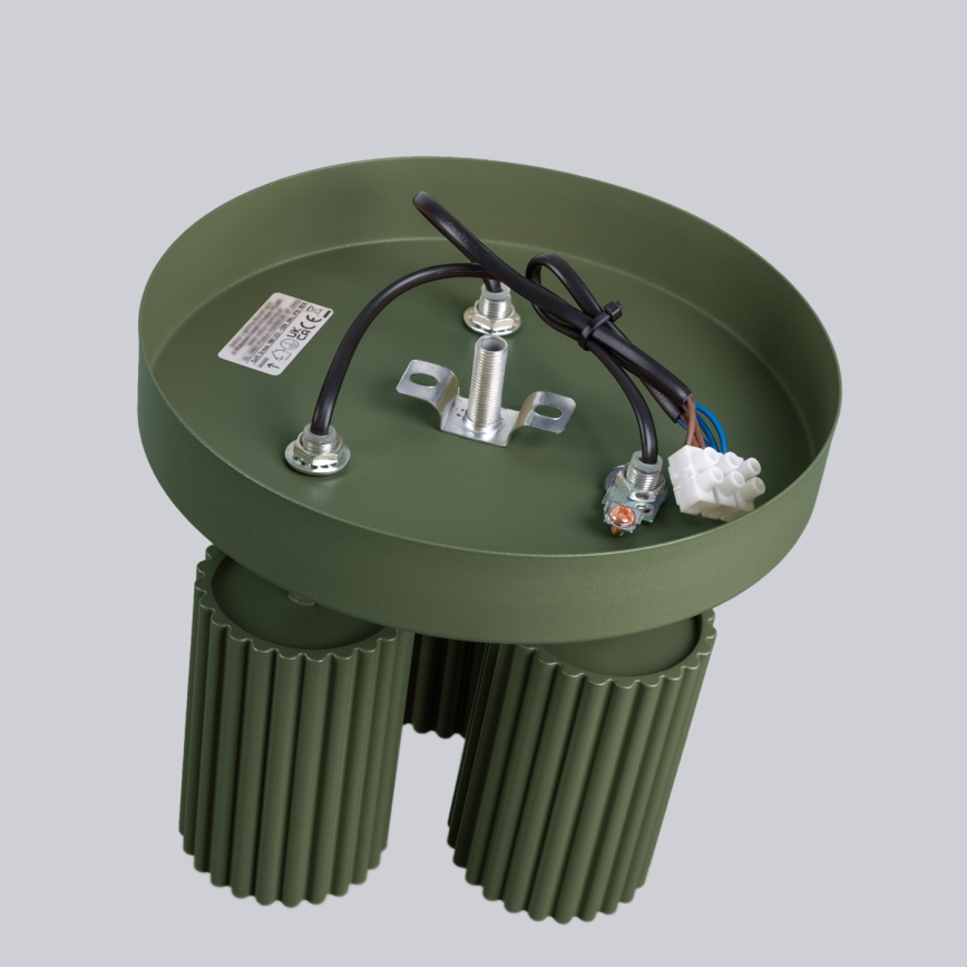 Bodové svítidlo KARBON 3xGU10/10W/230V zelená