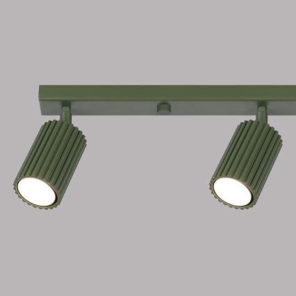 Bodové svítidlo KARBON 4xGU10/10W/230V zelená